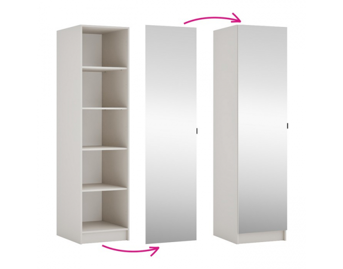 Korpus policovej skrine Kreo 50 - kašmír