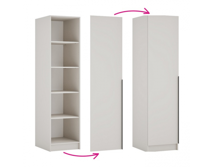 Korpus policovej skrine Kreo 50 - kašmír