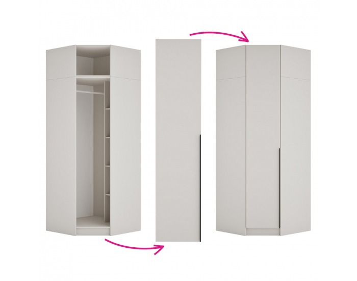 Korpus rohového nadstavca Kreo - kašmír