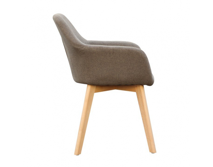 Kreslo Clorin - hnedá / buk