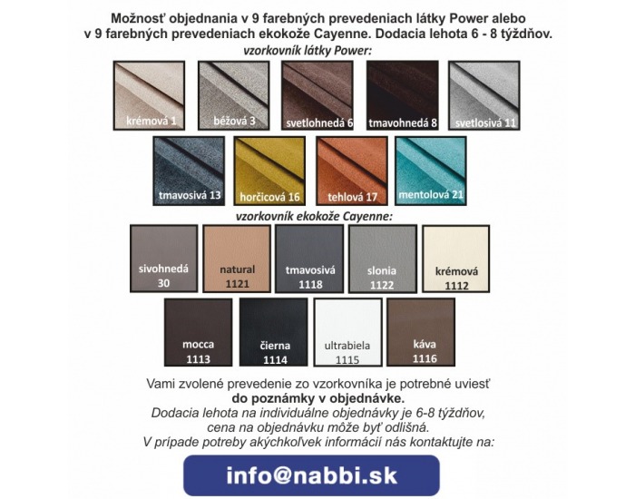 Kreslo Gevona - mentolová (Power 21) / krémové šitie / chróm