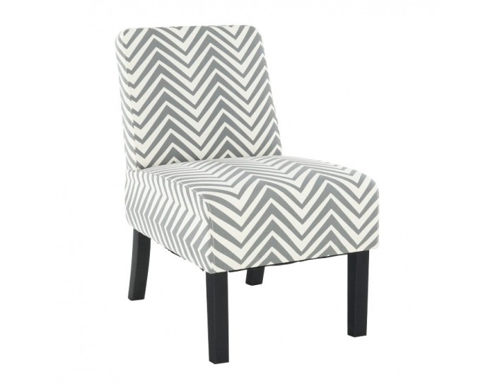 Kreslo Herola - biela / sivá / čierna