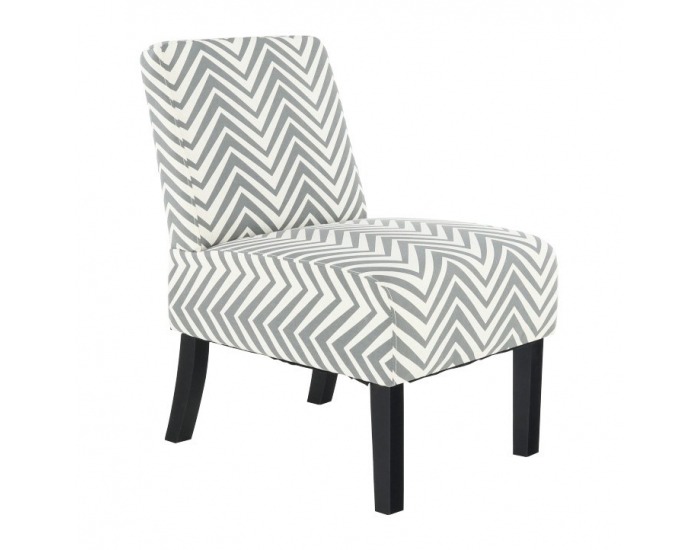 Kreslo Herola - biela / sivá / čierna