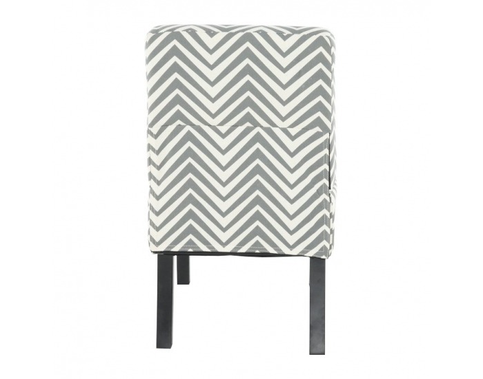 Kreslo Herola - biela / sivá / čierna