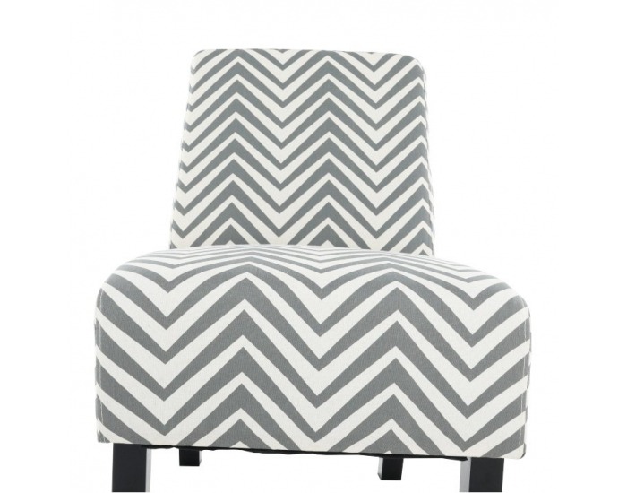 Kreslo Herola - biela / sivá / čierna