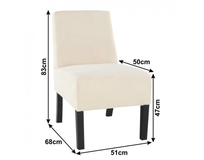 Kreslo Herola - béžová / čierna