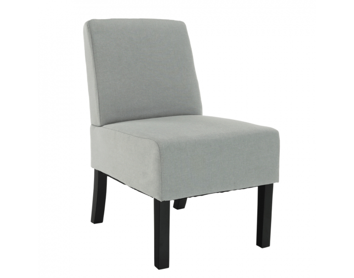 Kreslo Herola - svetlosivá / čierna