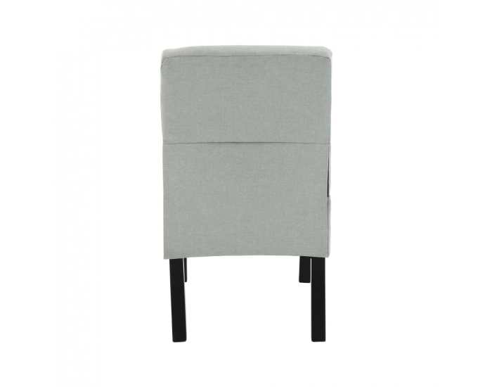 Kreslo Herola - svetlosivá / čierna