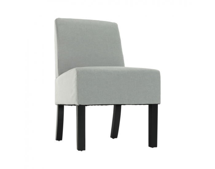 Kreslo Herola - svetlosivá / čierna
