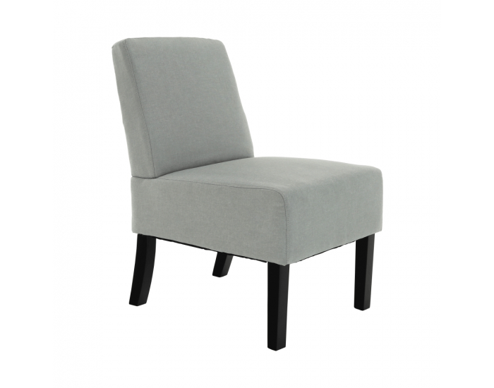 Kreslo Herola - svetlosivá / čierna