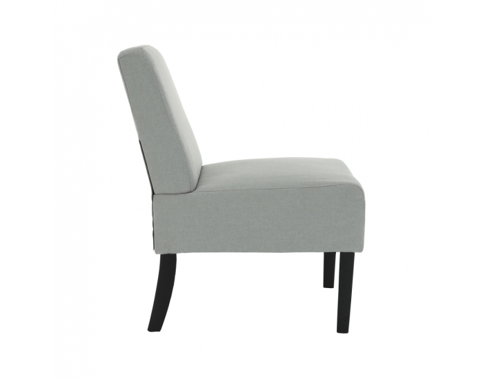 Kreslo Herola - svetlosivá / čierna