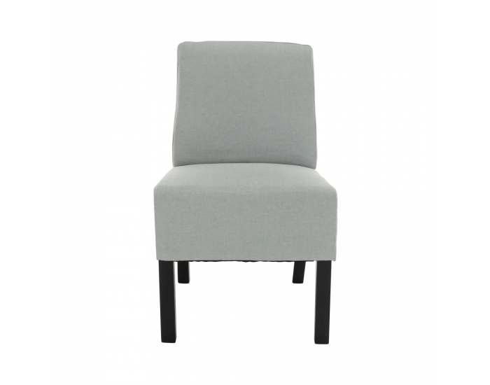 Kreslo Herola - svetlosivá / čierna