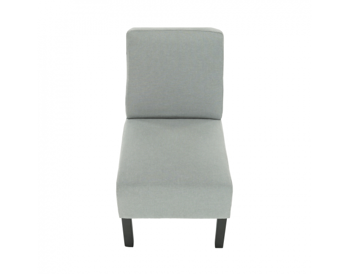 Kreslo Herola - svetlosivá / čierna