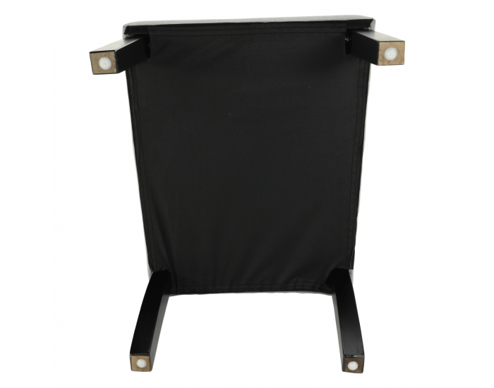 Kreslo Herola - svetlosivá / čierna