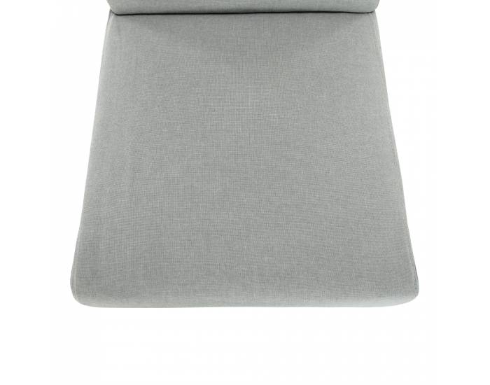 Kreslo Herola - svetlosivá / čierna