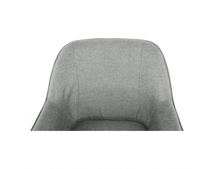 Kreslo Matir - sivá / čierna