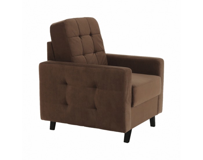 Kreslo Medlin - hnedá / wenge