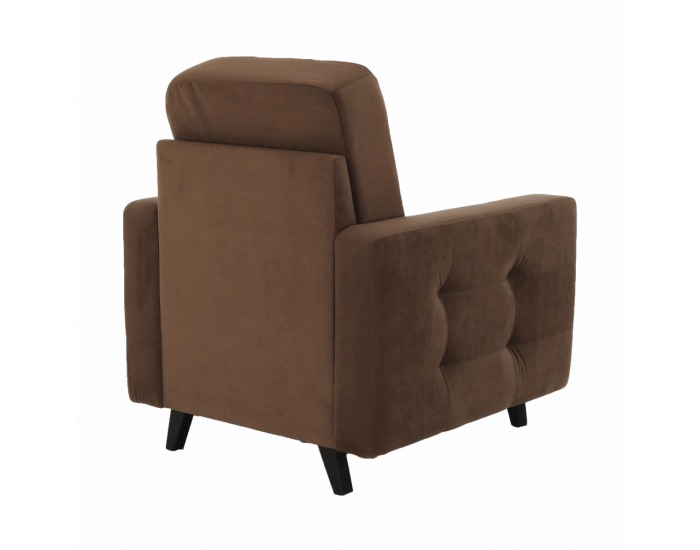 Kreslo Medlin - hnedá / wenge