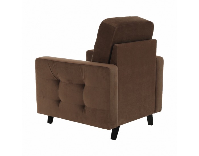 Kreslo Medlin - hnedá / wenge