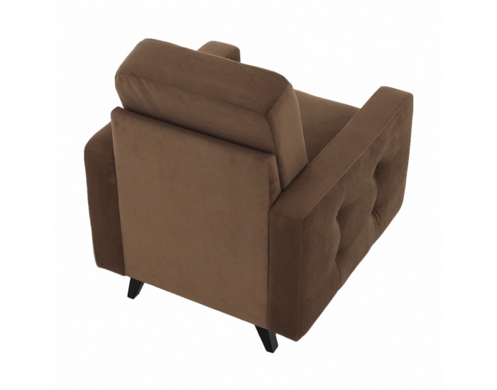 Kreslo Medlin - hnedá / wenge