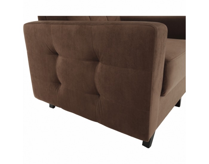 Kreslo Medlin - hnedá / wenge