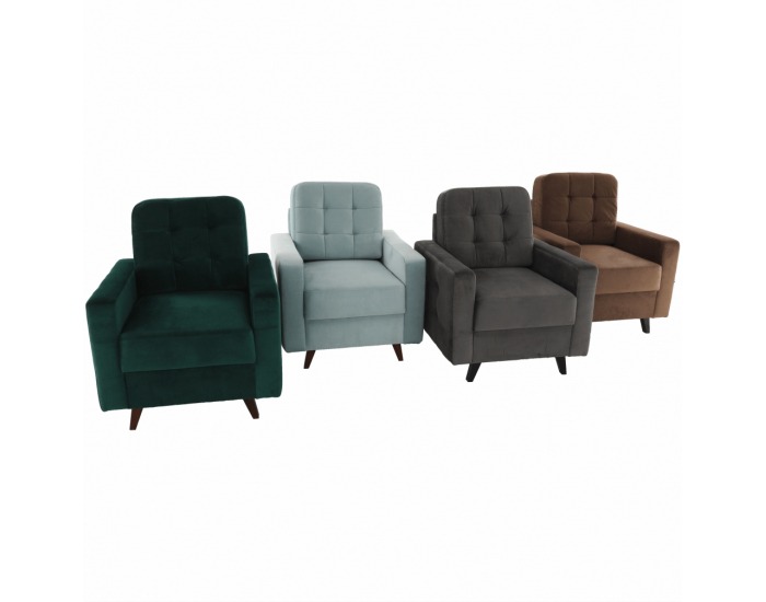 Kreslo Medlin - hnedá / wenge