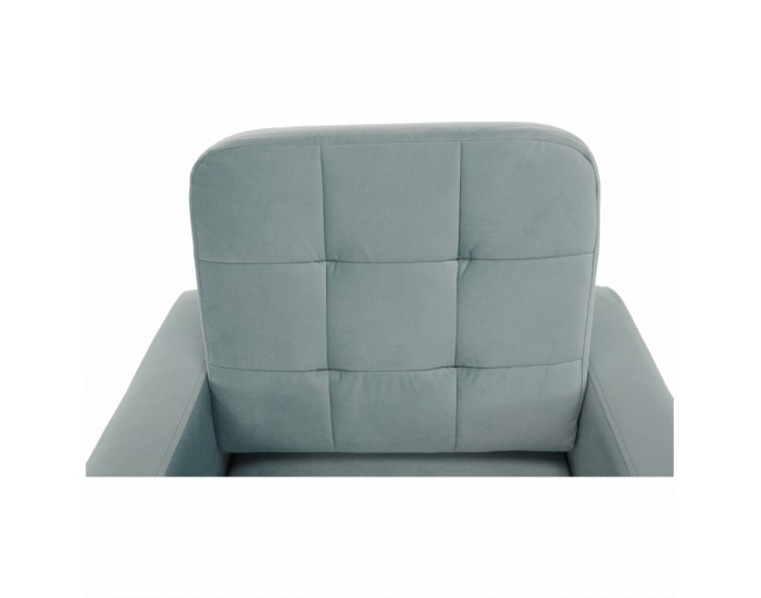 Kreslo Medlin - mentolová / orech