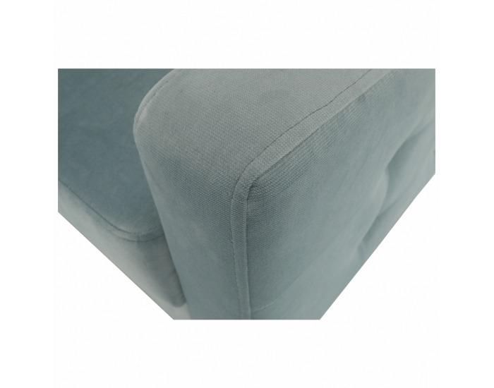 Kreslo Medlin - mentolová / orech