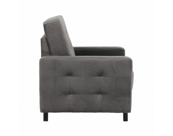 Kreslo Medlin - sivá / wenge