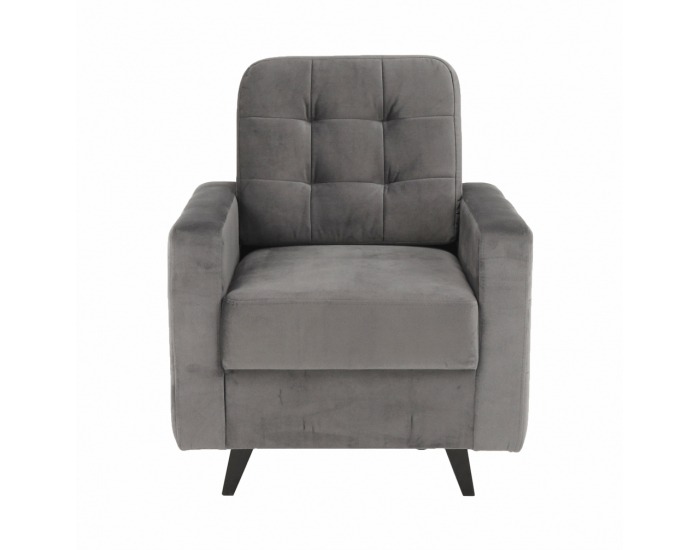 Kreslo Medlin - sivá / wenge