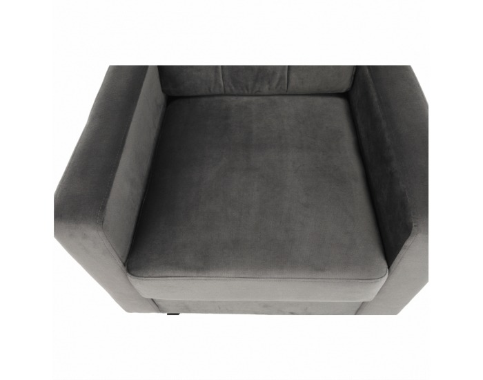 Kreslo Medlin - sivá / wenge