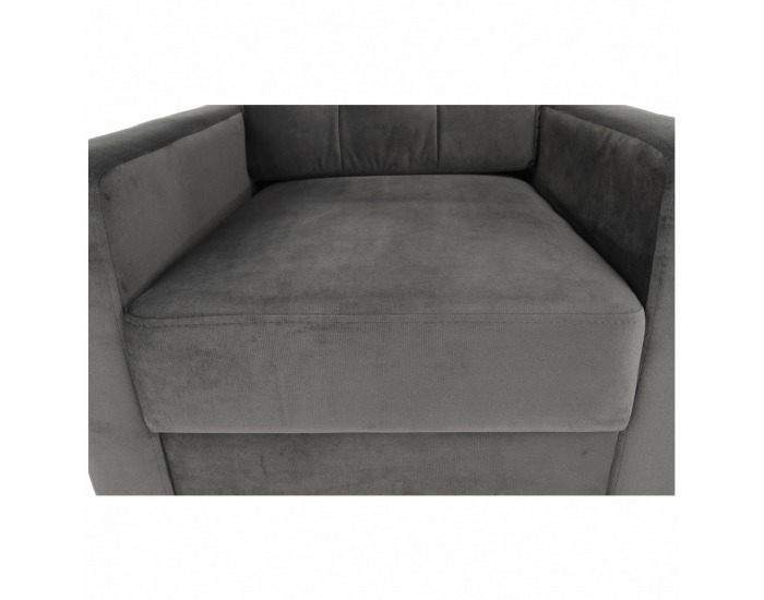 Kreslo Medlin - sivá / wenge