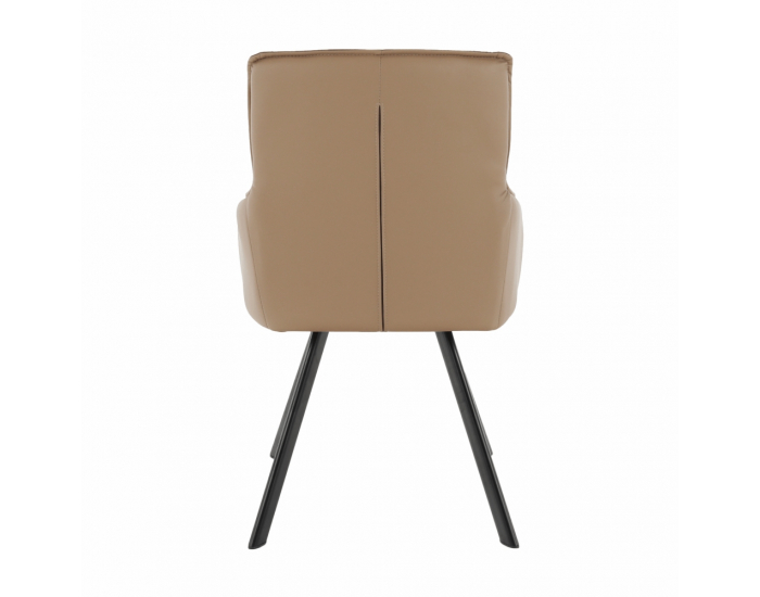 Kreslo Tasman - hnedá / svetlohnedá / čierna