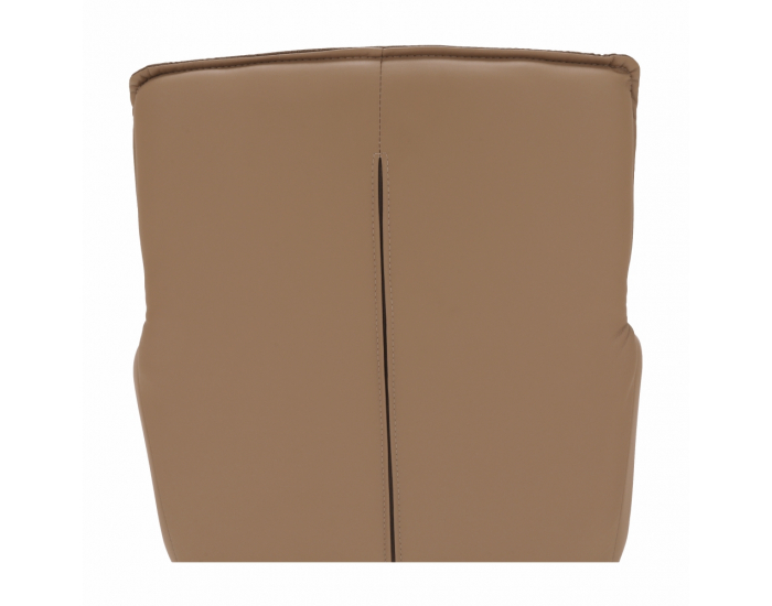 Kreslo Tasman - hnedá / svetlohnedá / čierna