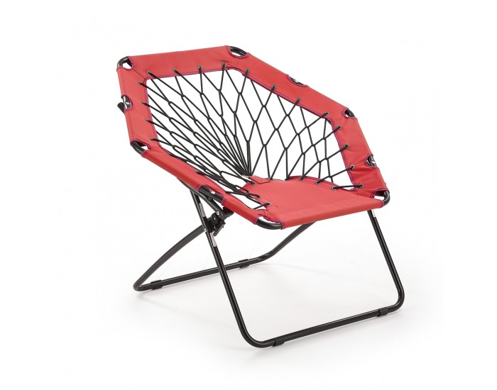 Kreslo Widget - červená / čierna