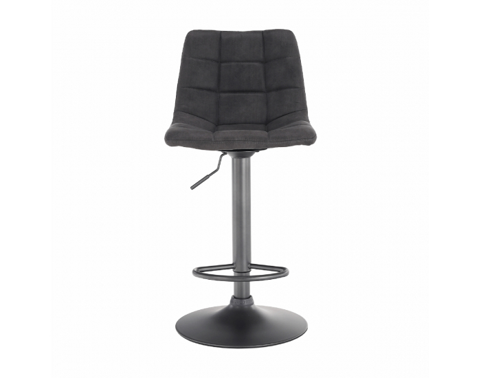 Barová stolička Lahela - sivá / čierna