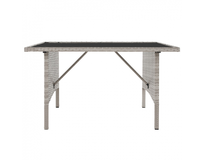 Záhradný nábytok z umelého ratanu Lalen - svetlosivá