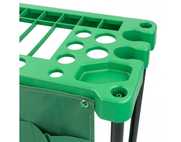 Stojan na záhradné náradie Lamal New - zelená / sivá