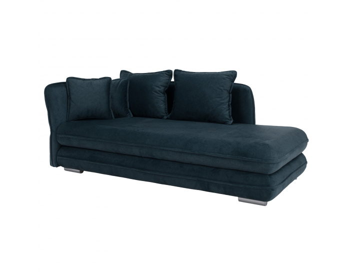 Leňoška s úložným priestorom Lamba L - modrá