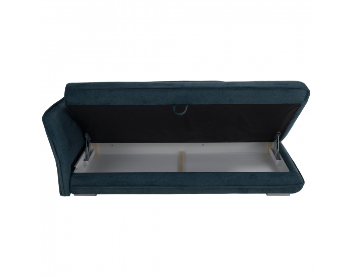 Leňoška s úložným priestorom Lamba L - modrá