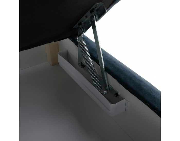 Leňoška s úložným priestorom Lamba L - modrá