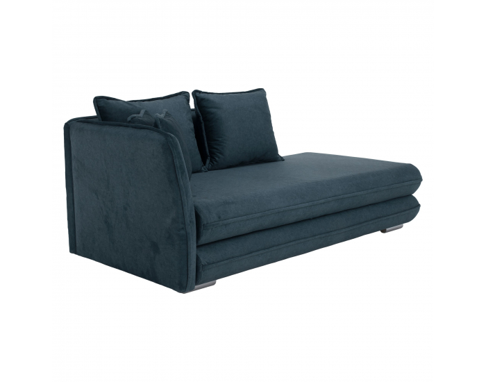 Leňoška s úložným priestorom Lamba L - modrá