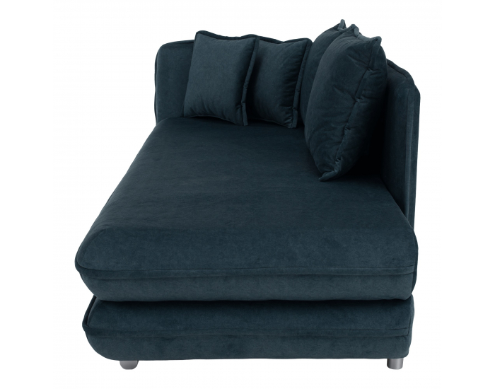 Leňoška s úložným priestorom Lamba L - modrá