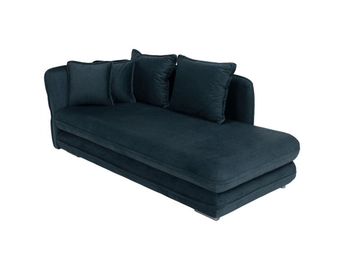 Leňoška s úložným priestorom Lamba L - modrá