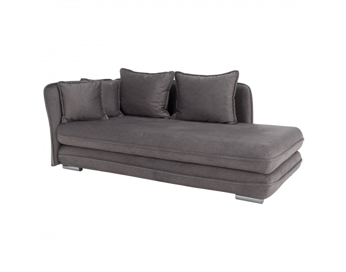 Leňoška s úložným priestorom Lamba L - sivá