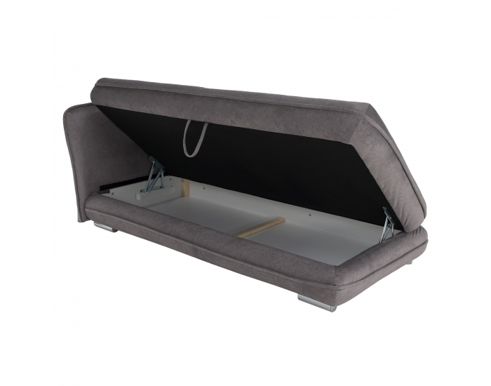 Leňoška s úložným priestorom Lamba L - sivá