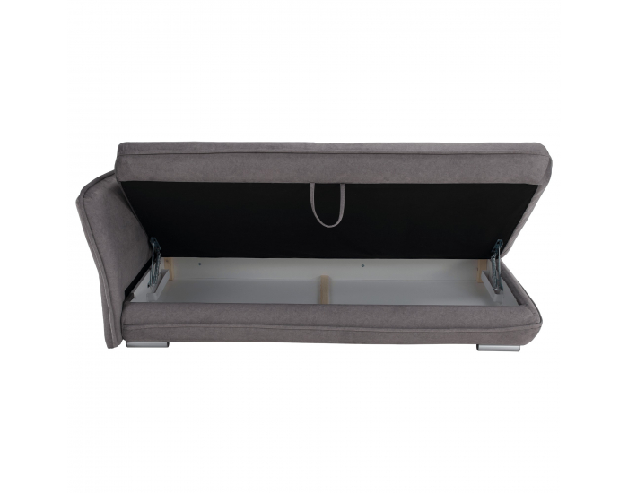 Leňoška s úložným priestorom Lamba L - sivá