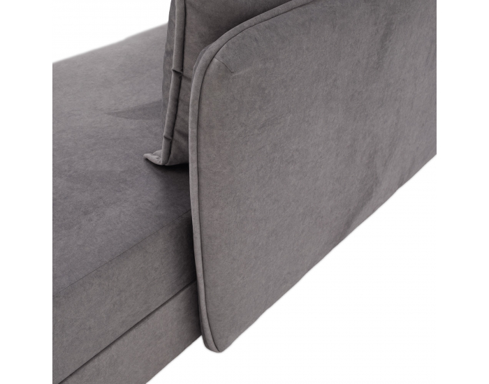 Leňoška s úložným priestorom Lamba L - sivá