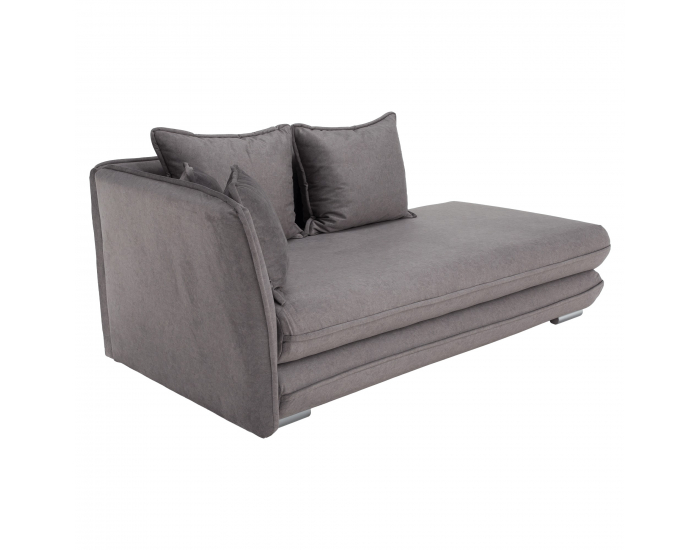 Leňoška s úložným priestorom Lamba L - sivá