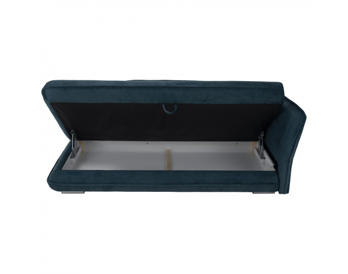 Leňoška s úložným priestorom Lamba P - modrá